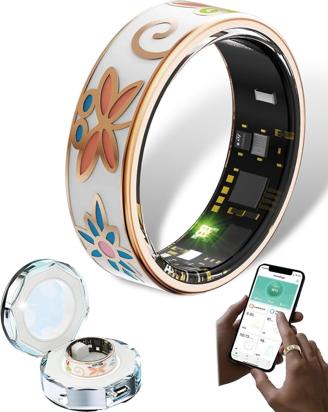 Aurina Smart Enamel Wellness Ring, a subtle way to track sleep and fitness