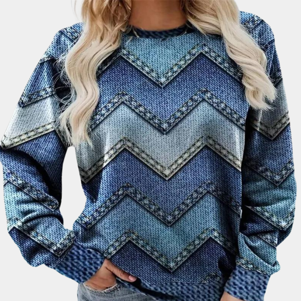 Aurora Ladies' Sweater: Cozy women's pullover, ultimate comfort & versatile style for autumn fashion.