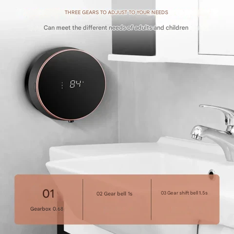 Cleon rechargeable automatic foaming soap dispenser, touchless for a hygienic experience.