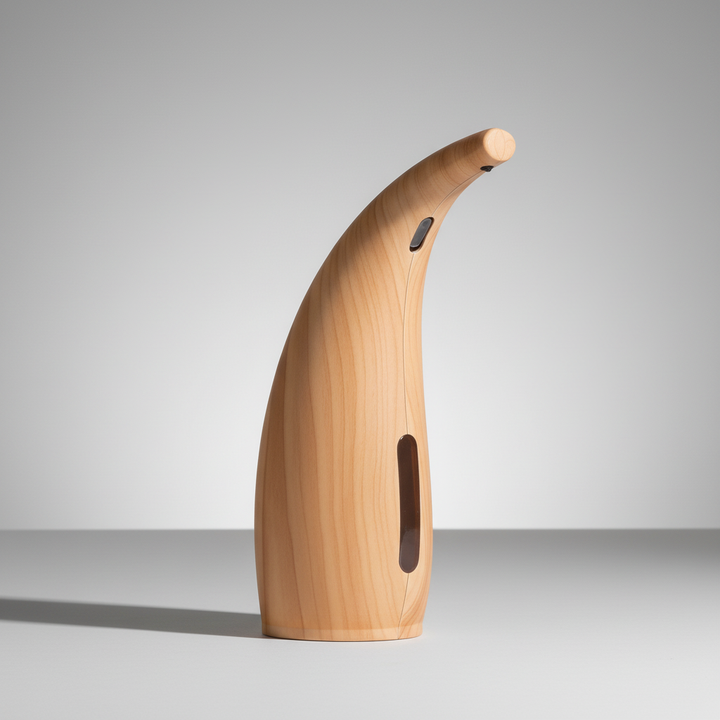 Automatic soap dispenser for home, keeping hygiene with its sensor-based, no-touch design.