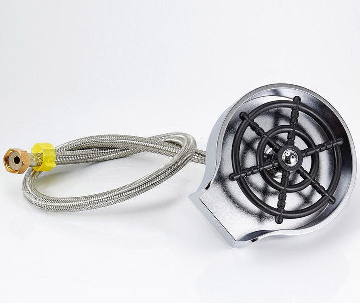 Efficient automatic cup washer & bottle cleaner, a durable stainless steel kitchen tool for quick drinkware cleaning.