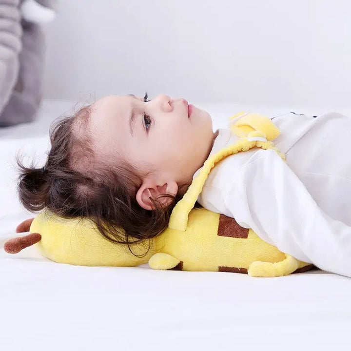 Baby head protector, little bee fall prevention cushion for toddlers, soft infant safety backpack walking aid.