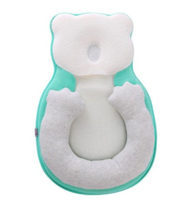 Nursery essential: SnuggleSleep orthopedic baby bed, designed for infant comfort & flat head prevention.