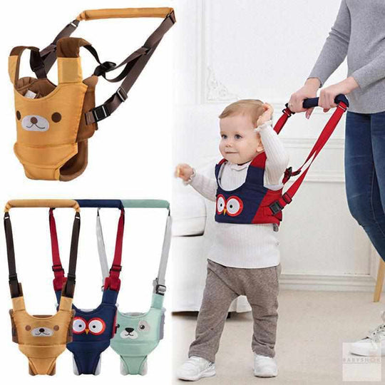 Baby Walking Harness Assistant, a comfortable & adjustable toddler walking aid for first steps & learning to walk.