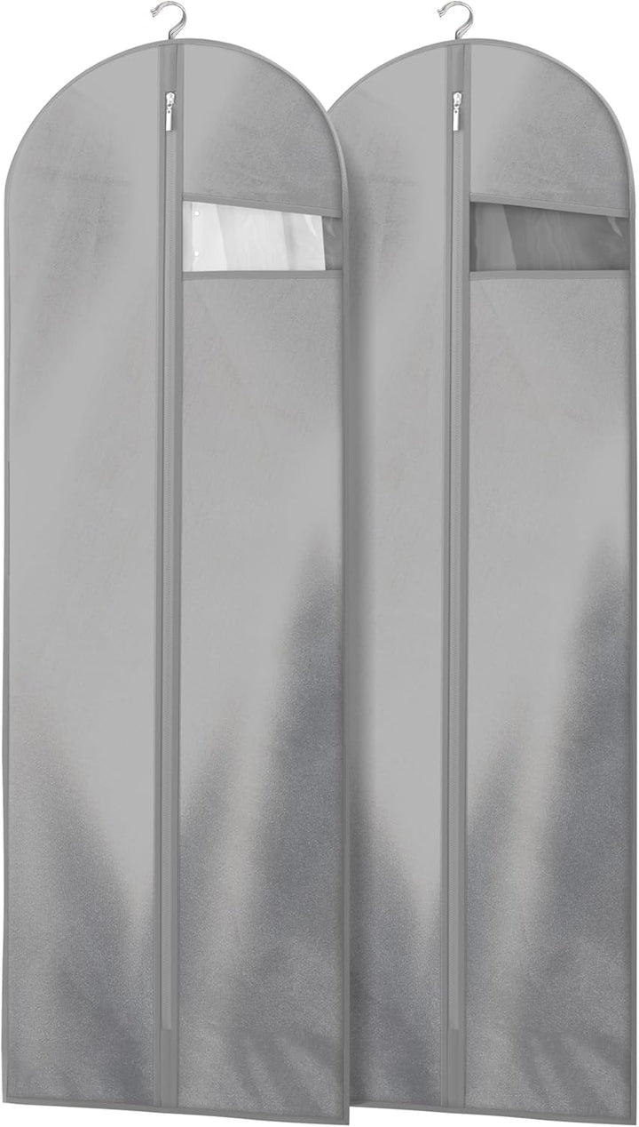Heavy-duty zipper detail on black travel garment bag, built for durability