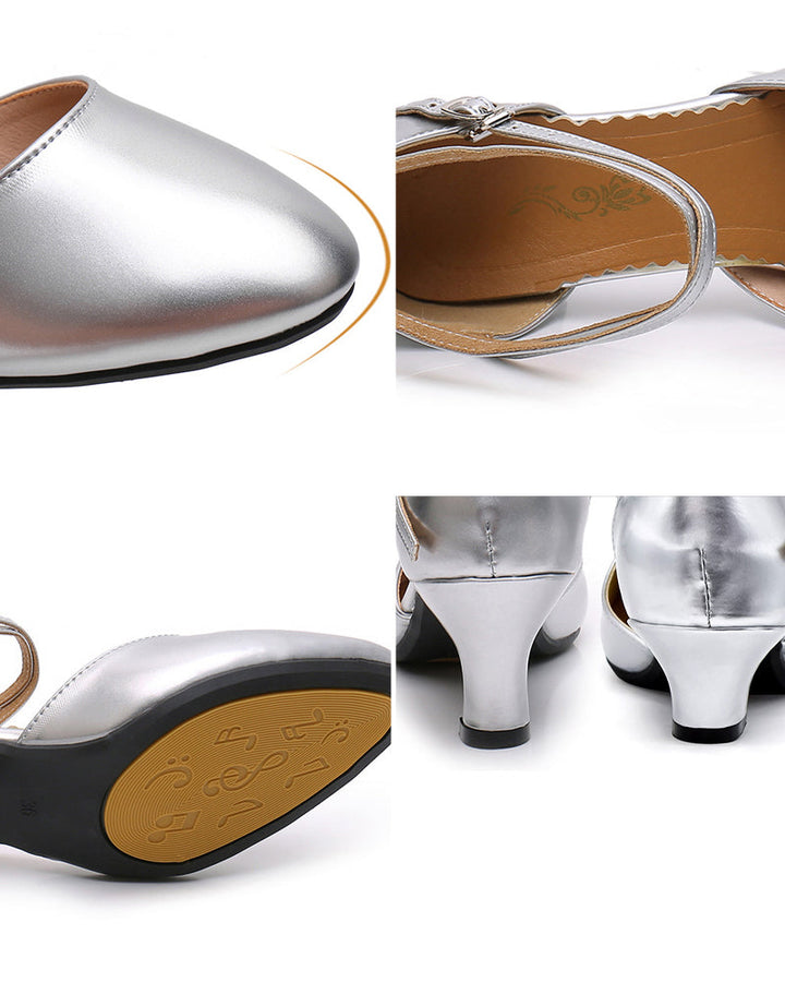 Versatile women's trendy black block heel pumps, perfect for formal or casual wear.