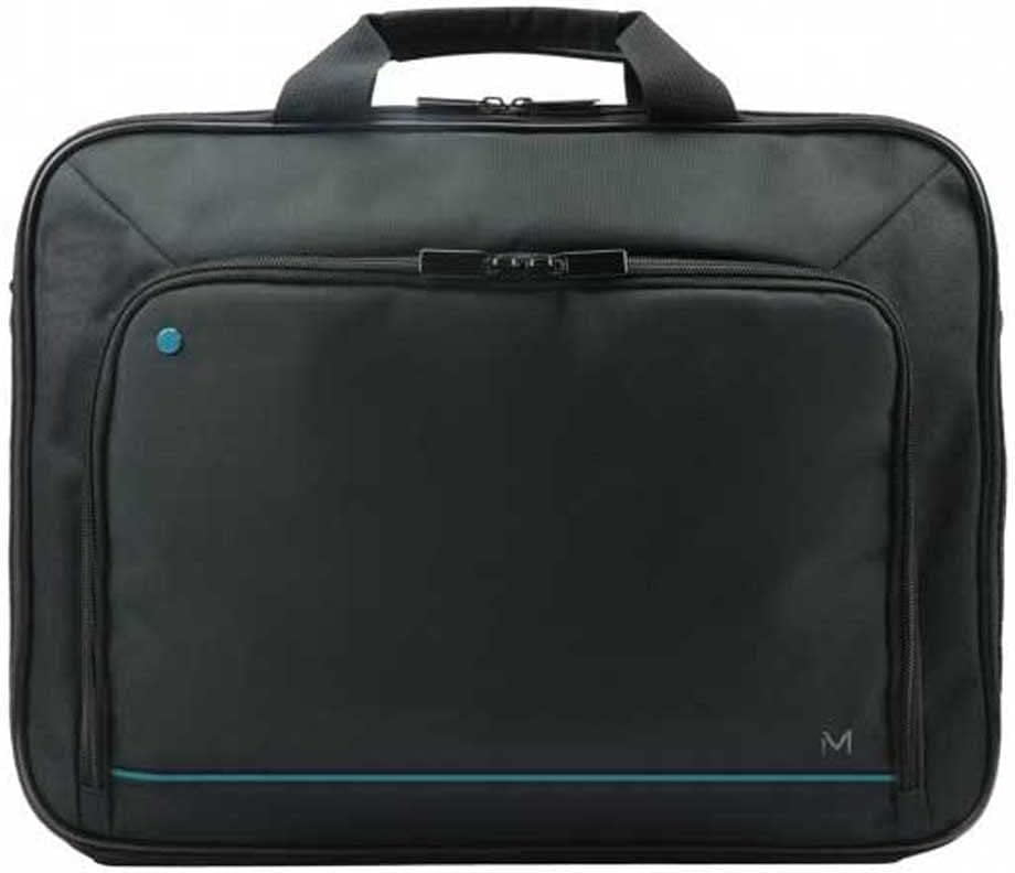 Blue durable clamshell laptop briefcase for 14-15.6 inch devices, ideal for business travel & commute.
