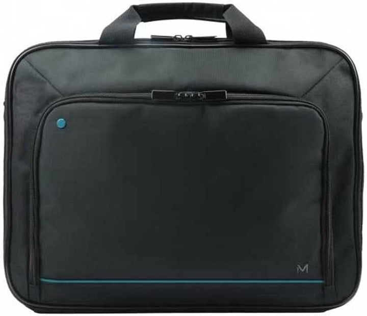 Blue durable clamshell laptop briefcase for 14-15.6 inch devices, ideal for business travel & commute.