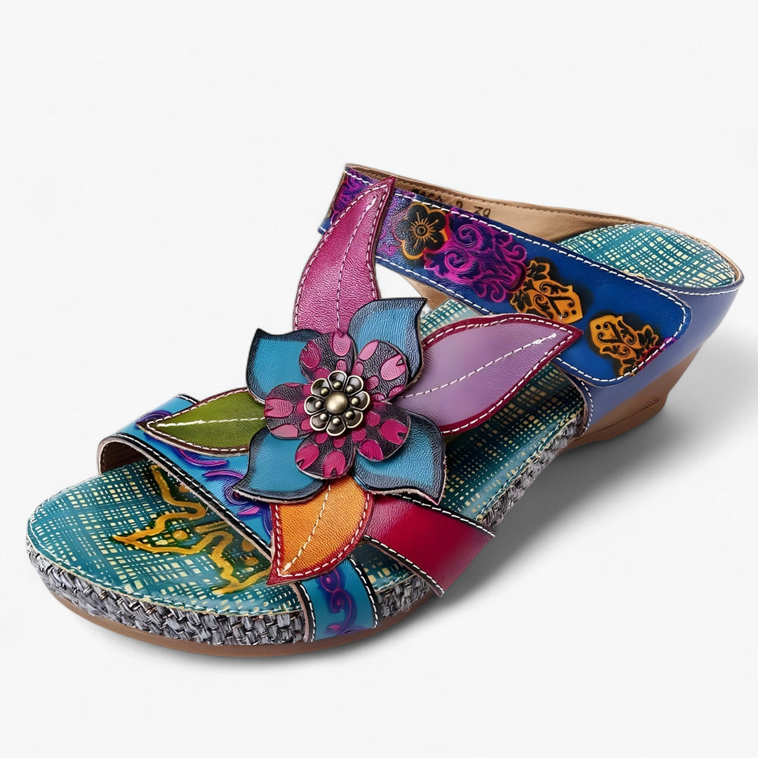BohoStep Dolly braided strap sandals for women, combining comfort and bohemian style for summer days.