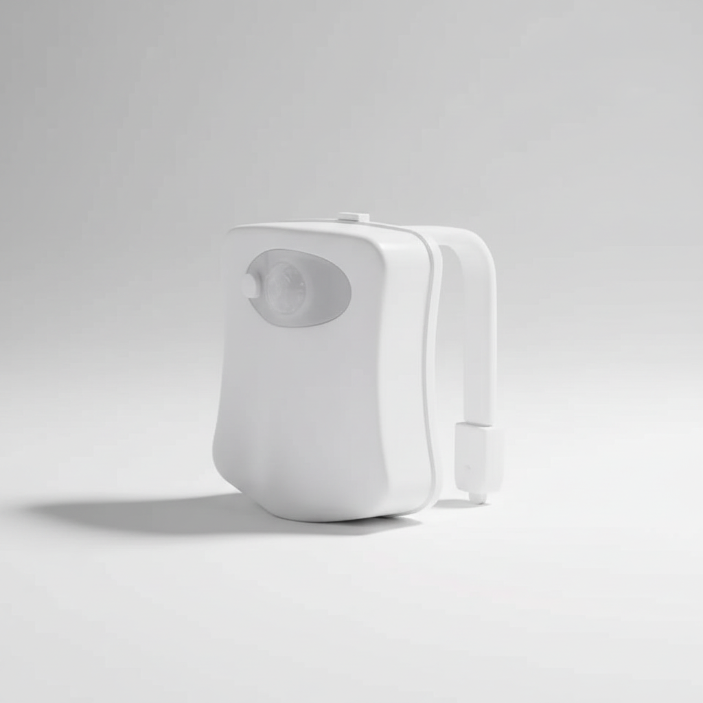 Unisex LED toilet night light with motion sensor for safe and easy bathroom navigation