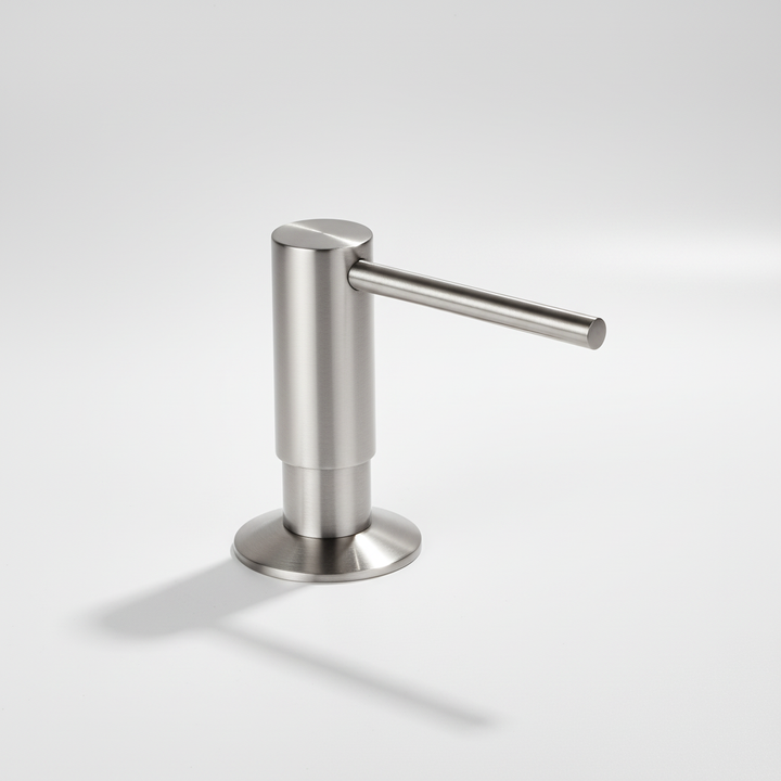 Home improvement: Built-in liquid soap dispenser, BrassEase model, enhancing kitchen decor.