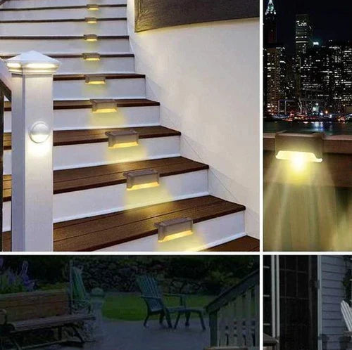 Automatic, wireless & waterproof solar garden light, durable ABS for outdoor pathways.