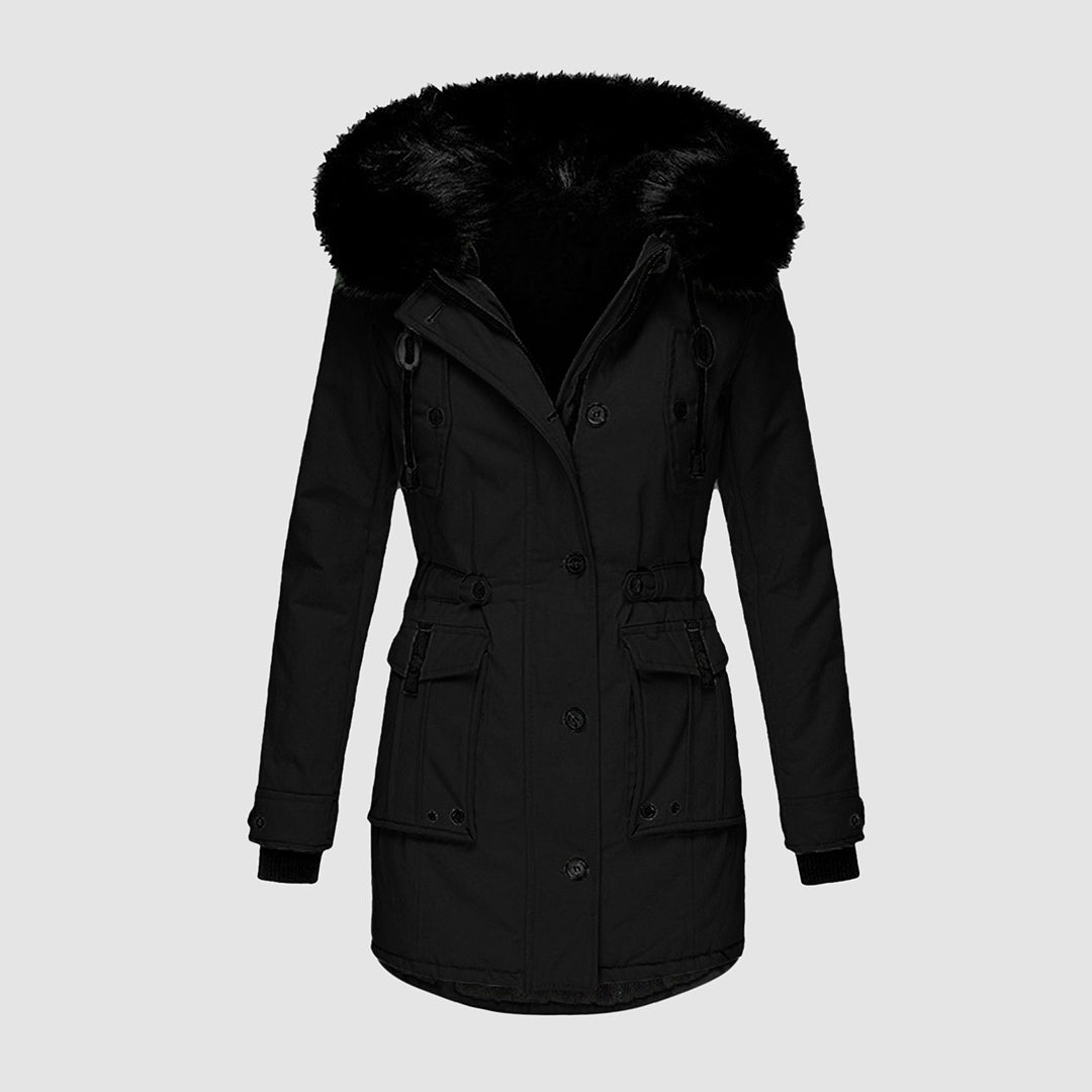 Valeria women's winter jacket, warm and comfortable outerwear for ladies. Perfect for fall & cold weather.