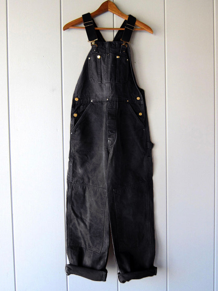 Comfortable Eliza women's jumpsuit overall. Versatile one-piece for casual or elegant style. Brown, green, black options.