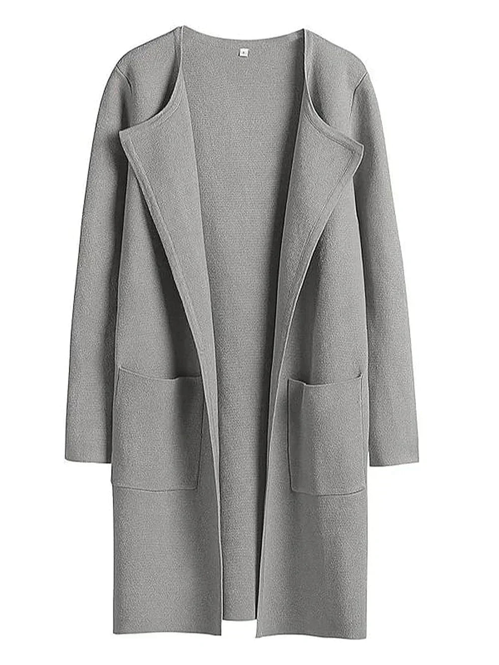 Elegant women's chic long sleeve cardigan, ideal for versatile autumn elegance.