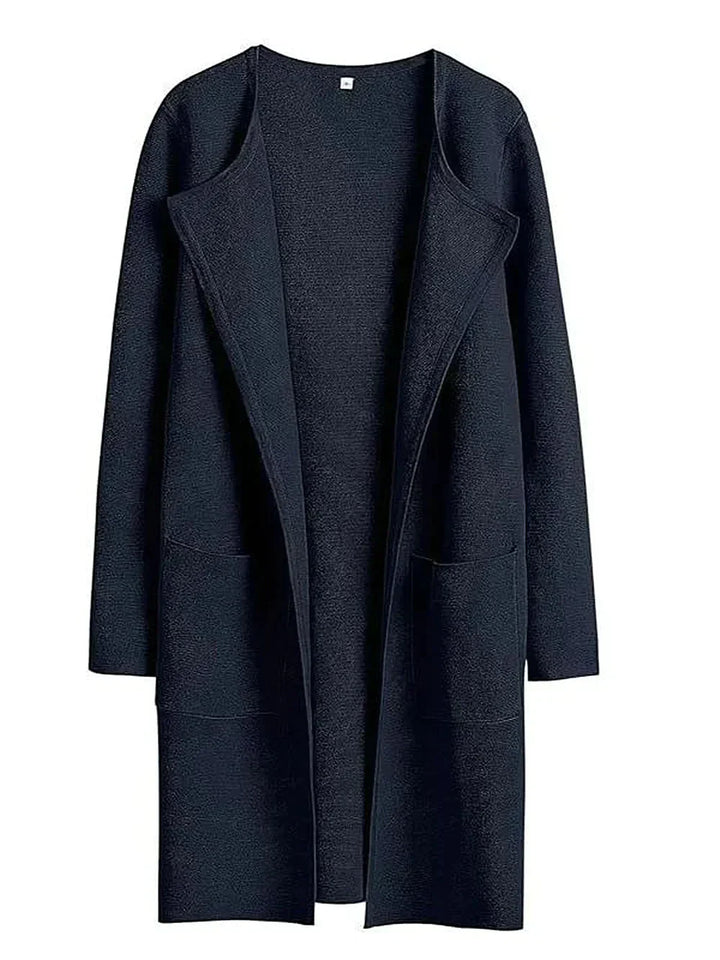 Women's knit cardigan, a comfortable and stylish option for everyday outfits.