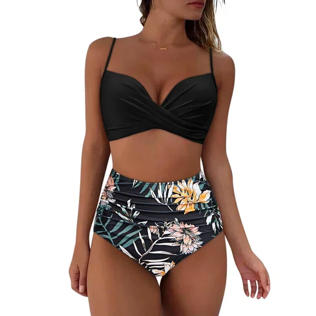 Showcasing the flattering fit of the Women's Chic & Comfortable Mila Bikini Set.
