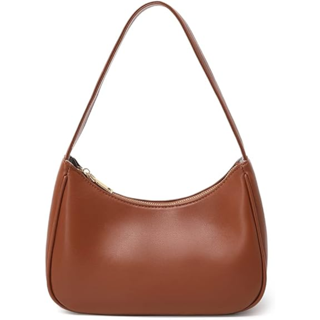 Compact women's handbag, a mini hobo style with a zipper, ideal for evening or day use.