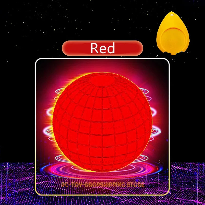 Durable LED flying boomerang ball toy for kids, providing interactive indoor and outdoor entertainment.