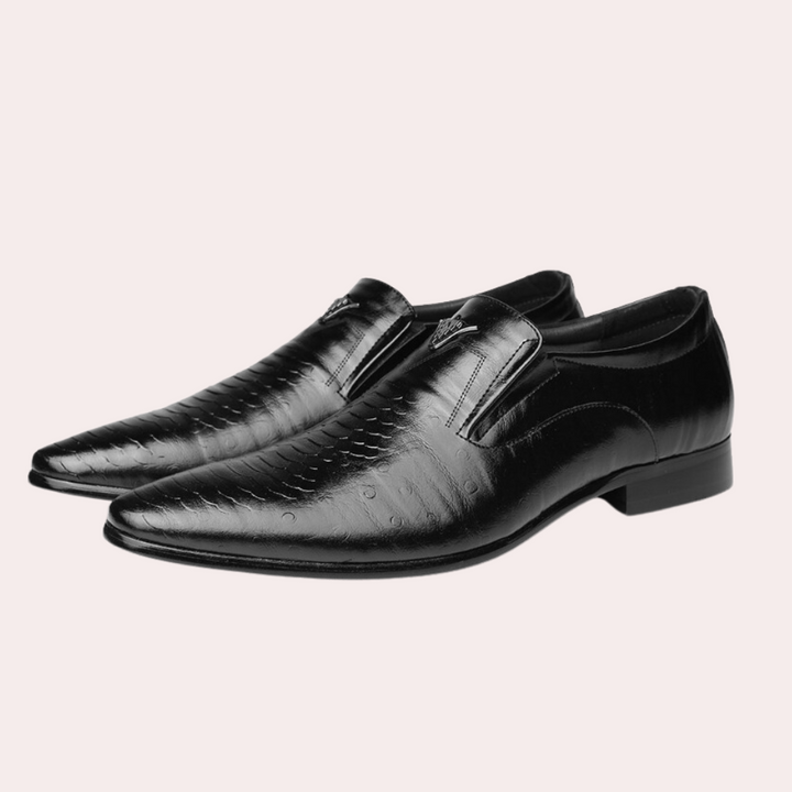 Dario men's classic dress shoes, elegant & comfortable footwear, ideal for all-season business fashion.
