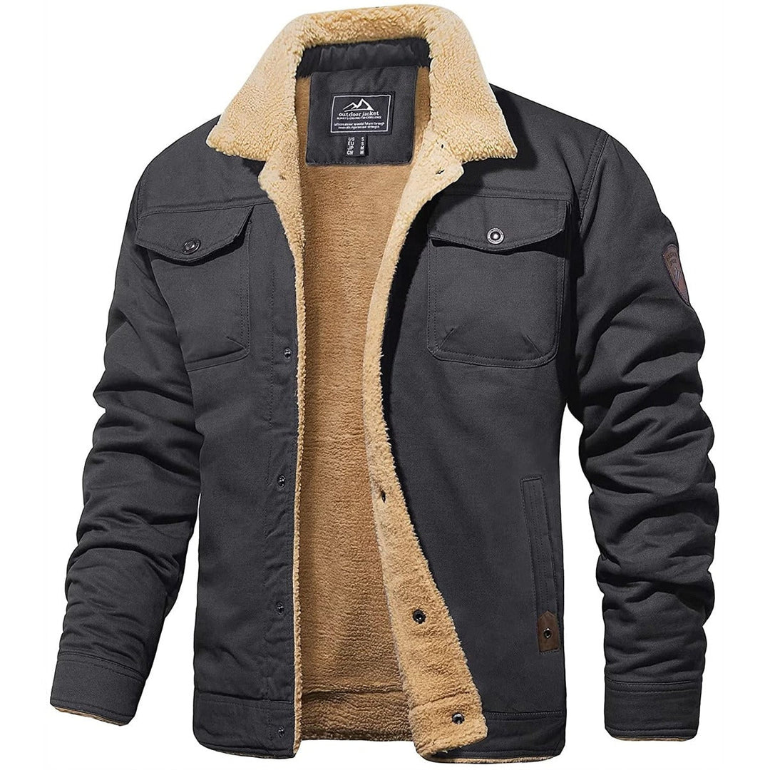 Essential men's classic bomber jacket. Timeless design, warm and perfect for winter outfits.