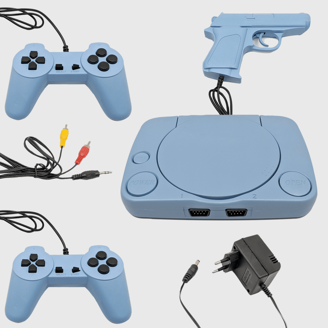 8-bit video game console, bringing back classic arcade and retro games to your TV.