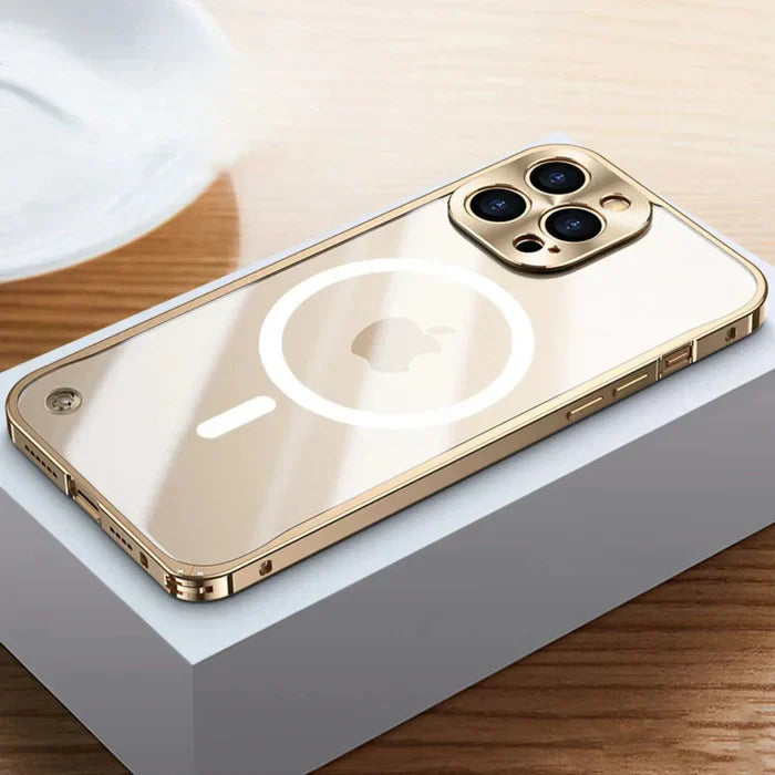 Ultra-protective clear MagSafe case for iPhone 15, military-grade SteelGuard