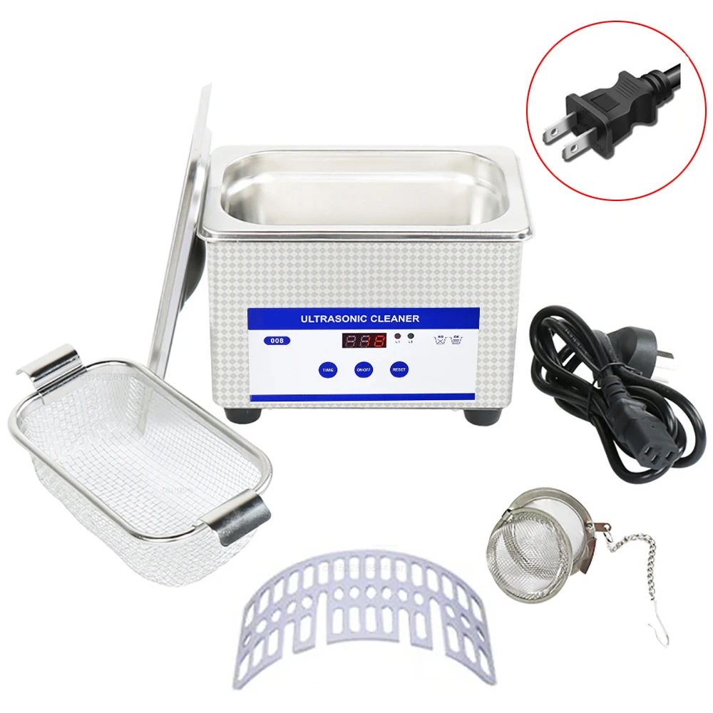 Top-down view of ClearWave 40kHz ultrasonic cleaner, showcasing ample tank for deep cleaning.