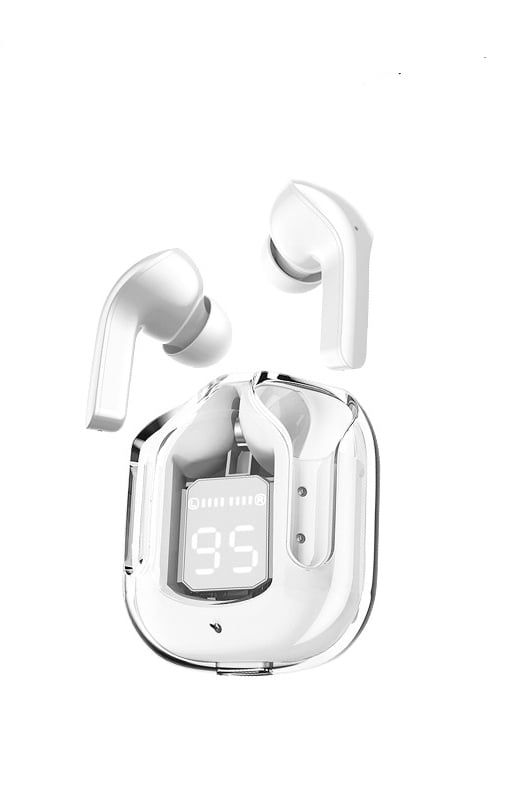 Unisex wireless earbuds, a compact gadget for clear Bluetooth audio.