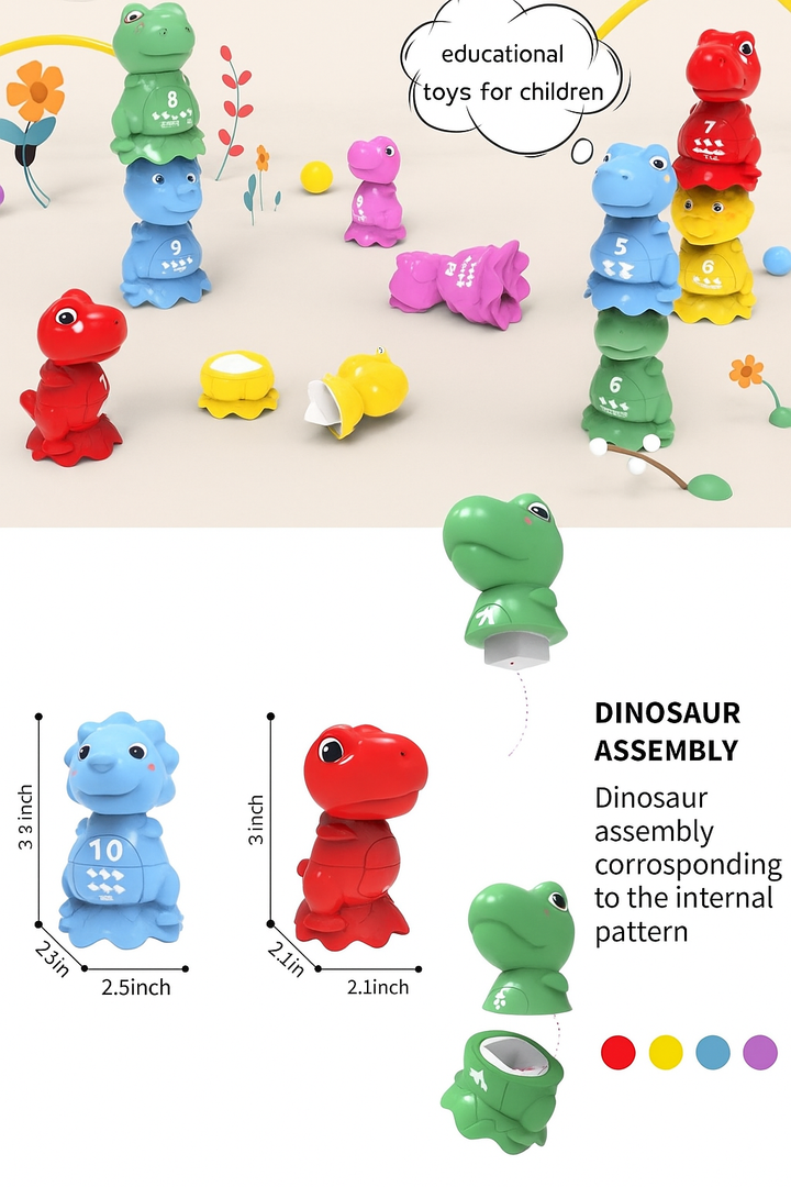 Perfect educational gift: color & shape matching eggs for young children's early development.