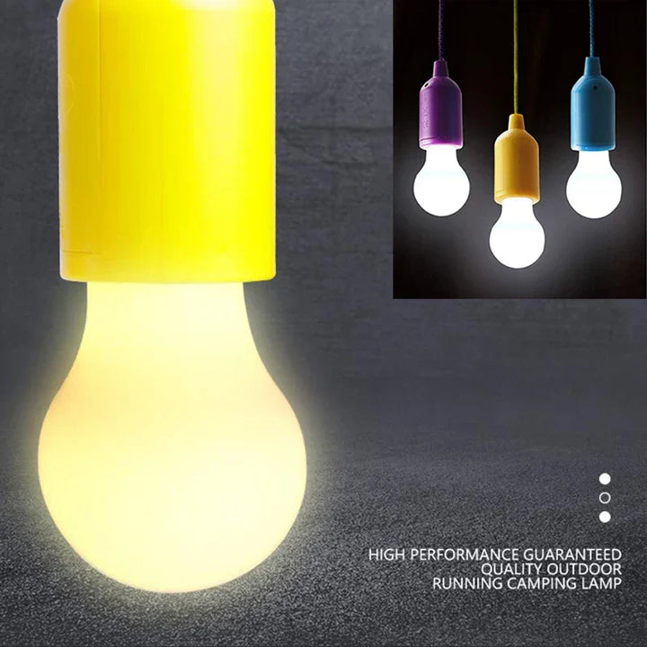 ChromaGlow colorful LED light, portable & decorative pendant lamp for versatile ambient lighting.