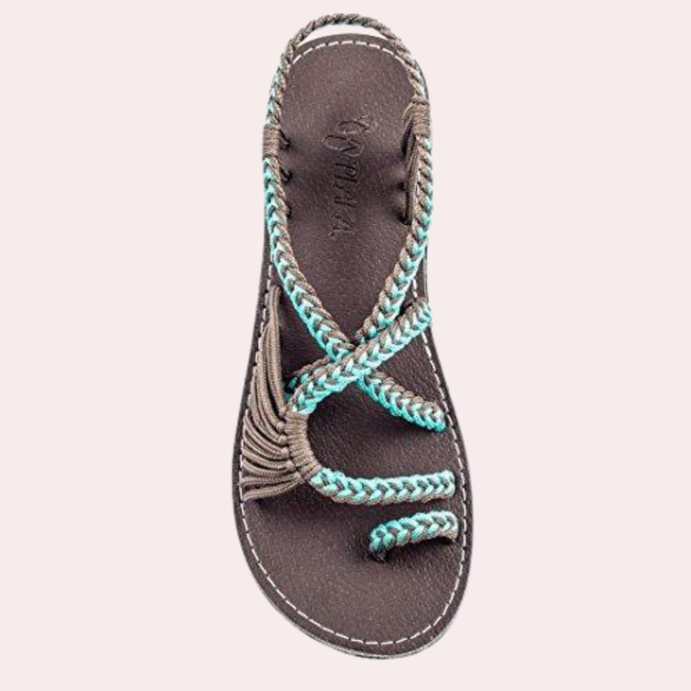 Rivka women's colorful beach sandals, perfect for casual city and beach wear