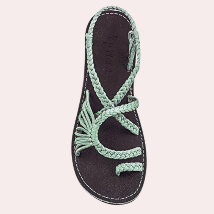 Stylish women's colorful sandals, excellent for beach and casual summer city outings