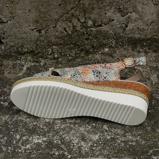 Ladies' comfortable Romy platform wedge sandals, a trendy and supportive choice for summer fashion.