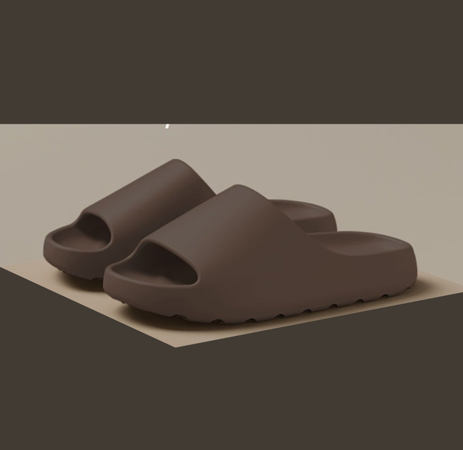 Soft, waterproof EVA unisex open toe slippers for ultimate comfort, ideal for indoor/outdoor use.