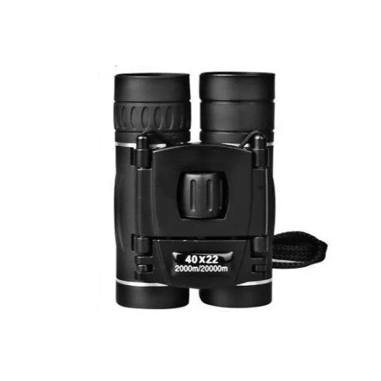 Close-up of Norvion compact 40x22 HD binoculars, showing wide-angle lenses for clear outdoor views.