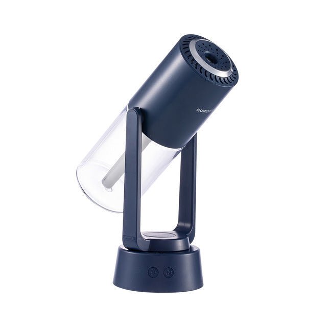 Elegant AquaSpin rotating humidifier, perfect for home/office comfort, quiet operation & improved air quality.