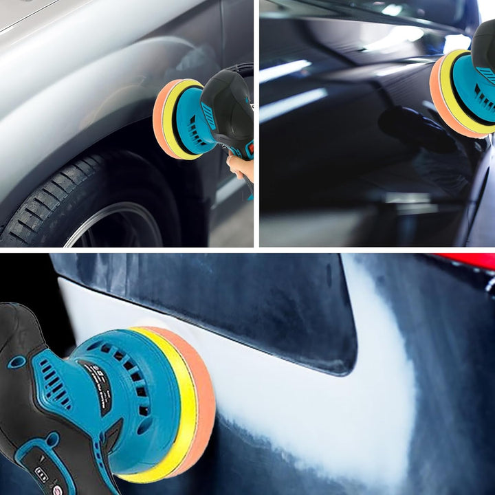 Torvex 8-speed cordless car polisher, a versatile power tool for auto care and home detailing
