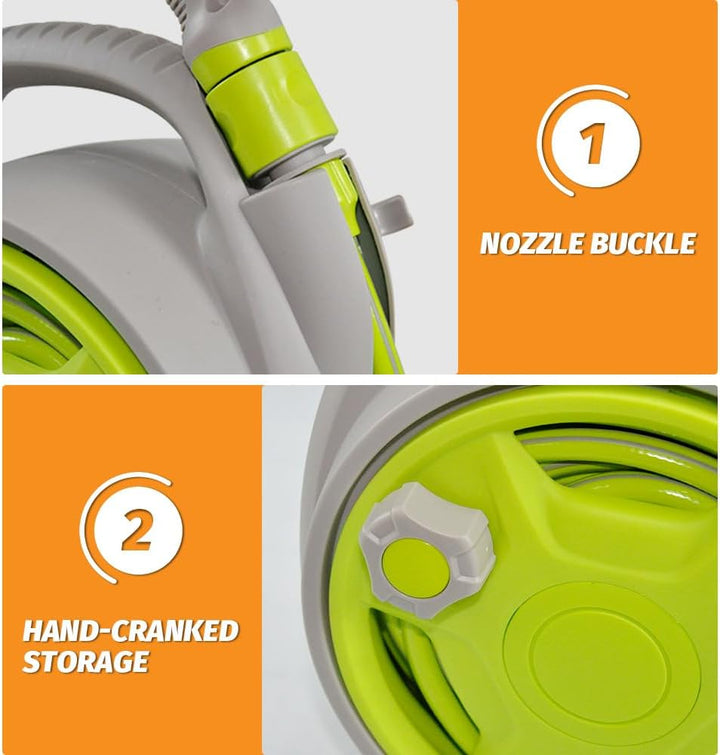 Corvina 15m garden hose reel, designed for efficient watering, patio, and car cleaning.