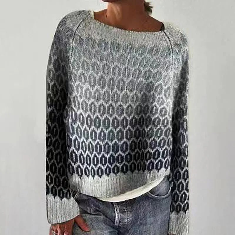 Cozy women's winter sweater for ultimate warmth and comfort. Stylish and elegant for cold weather.