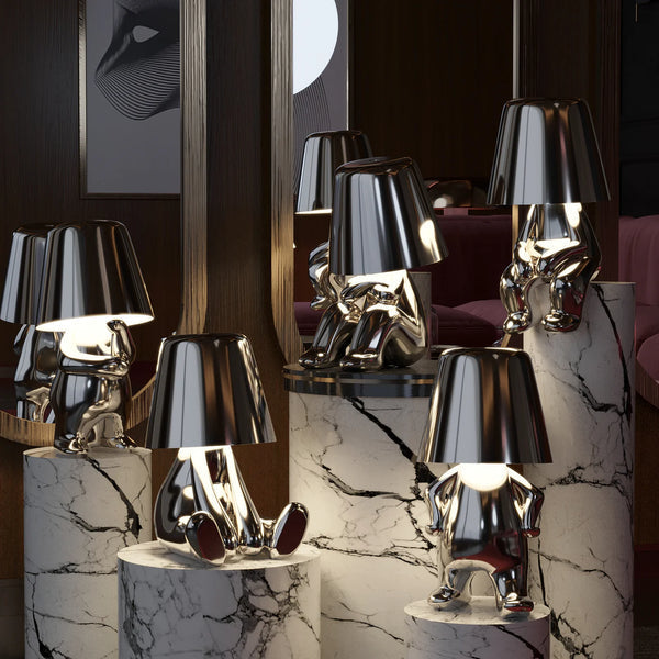 Giftable LED desk lamp. A modern and inspiring accessory for thoughtful individuals.