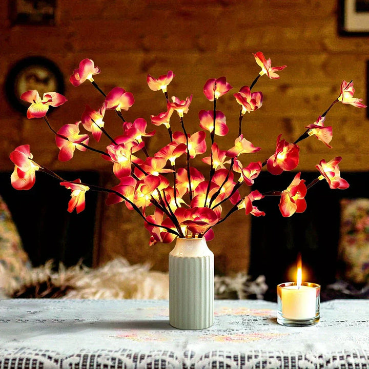 LumaBranches: battery powered LED light-up branches for easy placement