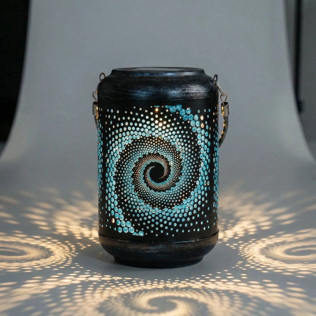 Glowneon solar snail lamp adding charm to garden decor, an eco-friendly LED outdoor lighting solution.