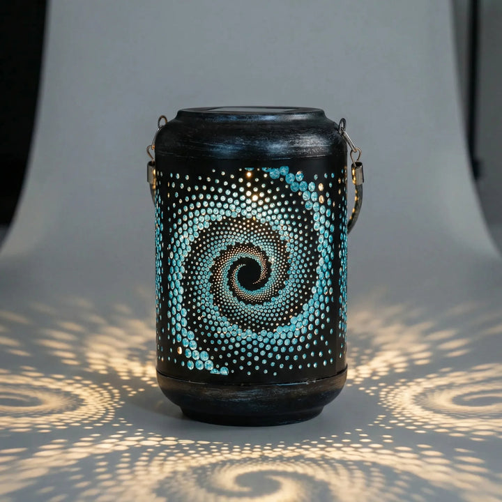 Glowneon solar snail lamp adding charm to garden decor, an eco-friendly LED outdoor lighting solution.