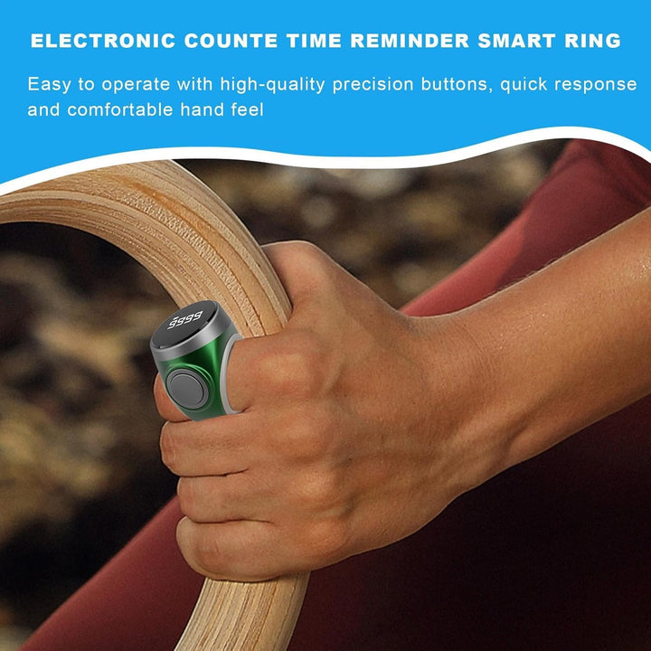 Ergonomic digital tally counter ring, designed for long periods of use