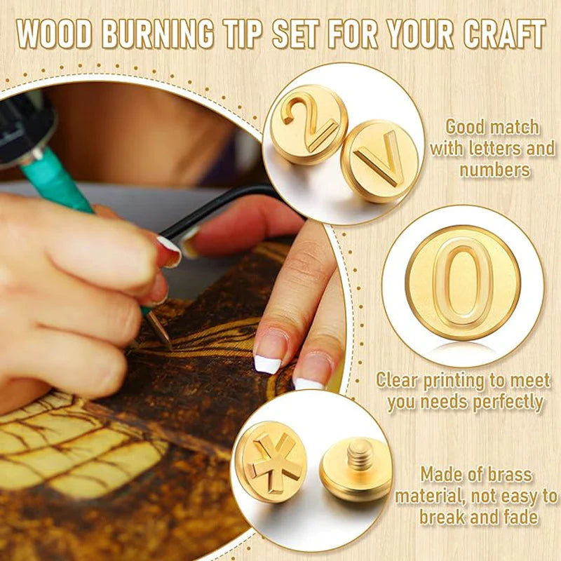 AlphaCraft DIY engraving tool for wood, leather, and craft projects. Perfect for pyrography & personalization.