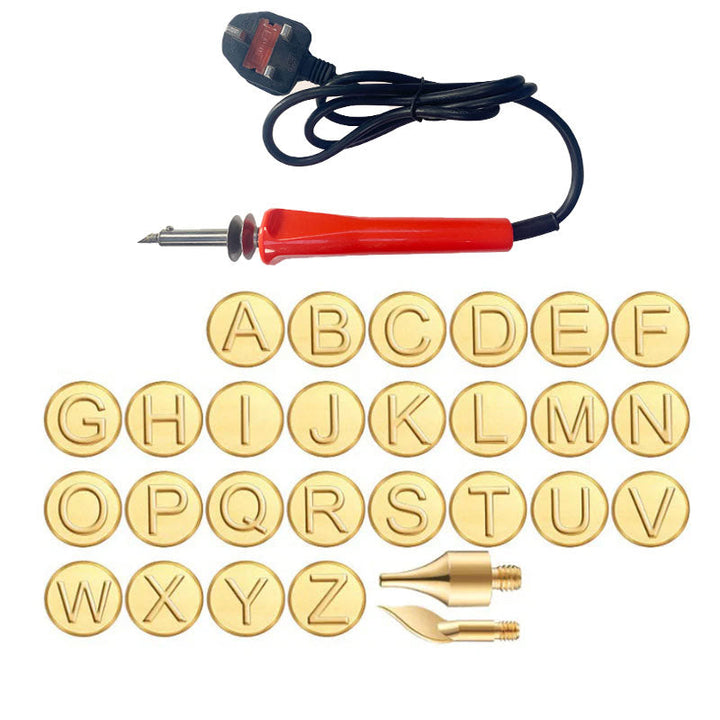 Versatile DIY engraving tool kit for wood, leather, and various craft materials. Personalize your handmade projects.