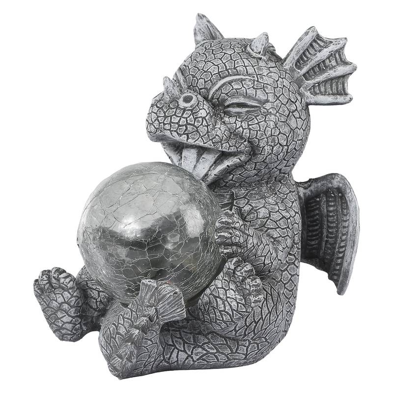 Dragon LED table lamp, fantasy accent light. Perfect desk or room decor for mythical enthusiasts.