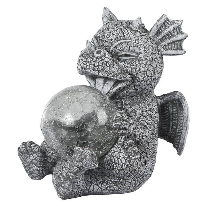 Dragon LED table lamp, fantasy accent light. Perfect desk or room decor for mythical enthusiasts.