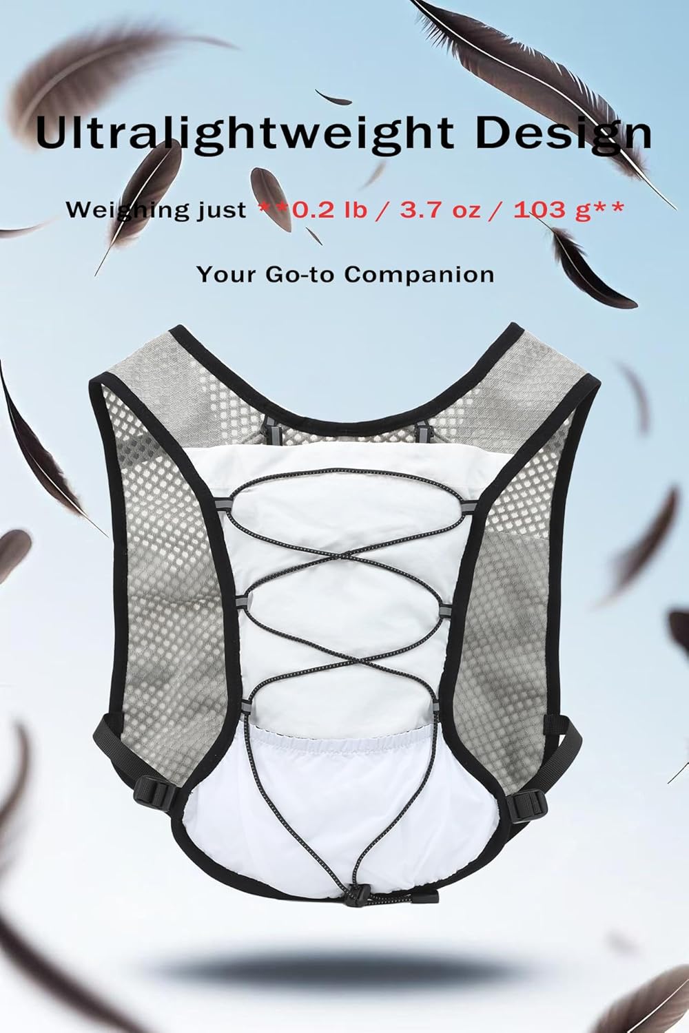 Dravien running vest modeled by a diverse group of athletes, showcasing its unisex appeal